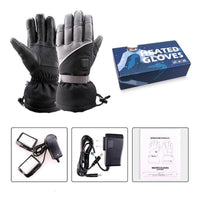 gant chauffant électrique rechargeable Vêtement-chauffant.com Bleu S 