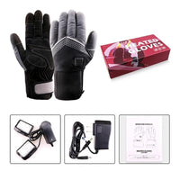 gant chauffant électrique rechargeable Vêtement-chauffant.com Rouge S 
