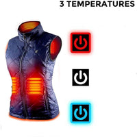 Gilet chauffant en coton pour femme Vêtement-chauffant.com 