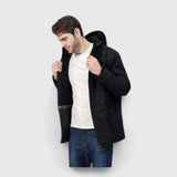 Veste chauffante électrique homme noire foncé | VETCHAUD™ veste chauffante vêtement-chauffant 