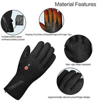 Gants ski chauffant gant chauffant Vêtement-chauffant.com 