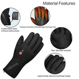 Gants ski chauffant gant chauffant Vêtement-chauffant.com 