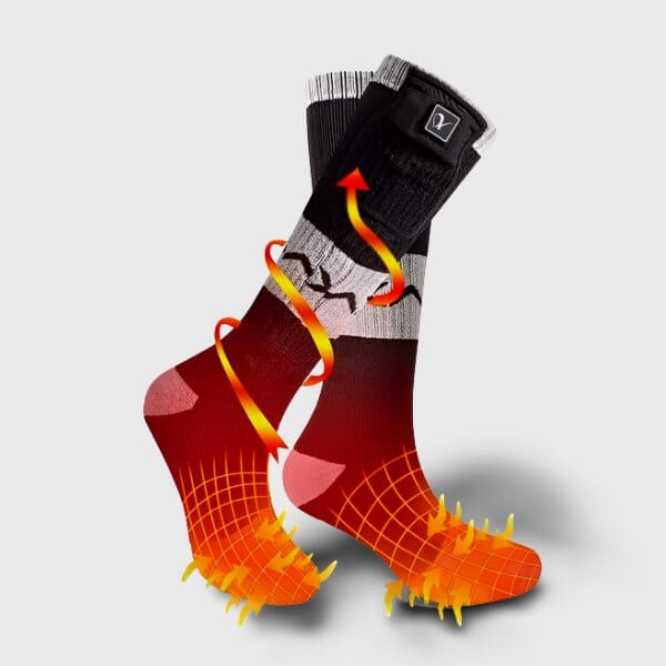 Chaussette chauffante ski homme chaussette chauffante Vêtement-chauffant.com 