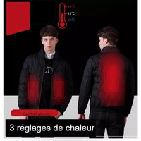 Vestes chauffantes à manches longues pour hommes et femmes Vêtement-chauffant.com 