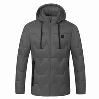 Veste chauffante rechargeable veste chauffante Vêtement-chauffant.com L Gris 