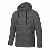 Veste chauffante rechargeable veste chauffante Vêtement-chauffant.com M Gris 