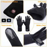 Gants chauffants sportifs Vêtement-chauffant.com 